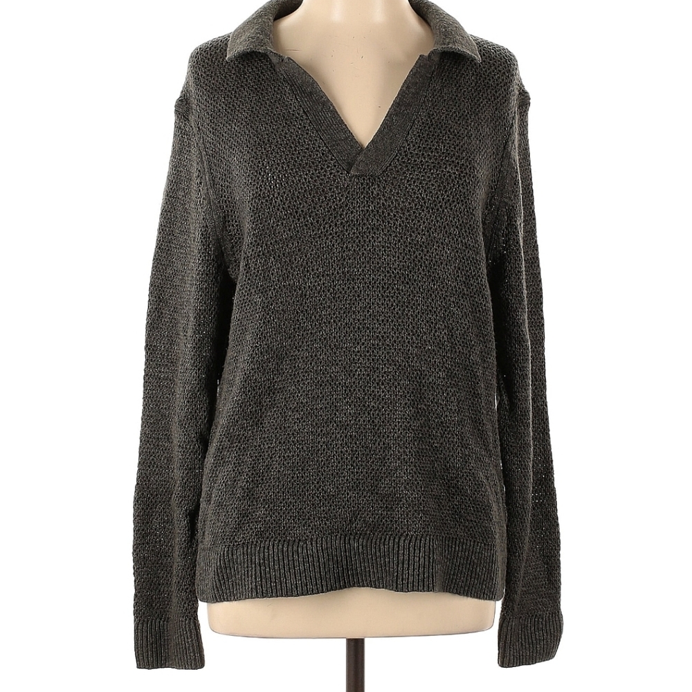 Abercrombie & Fitch GREEN V-Neck Sweater